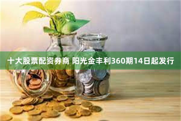 十大股票配资券商 阳光金丰利360期14日起发行