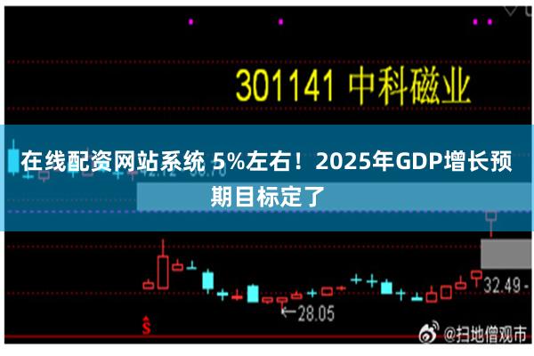 在线配资网站系统 5%左右！2025年GDP增长预期目标定了